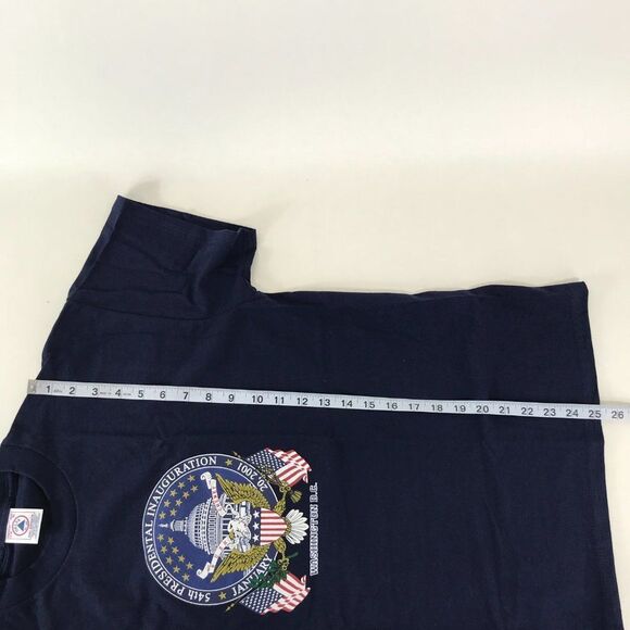 Vintage 54th Presidential Inauguration Shirt Youth XL Bush / Cheney Navy Blue - Picture 7 of 9